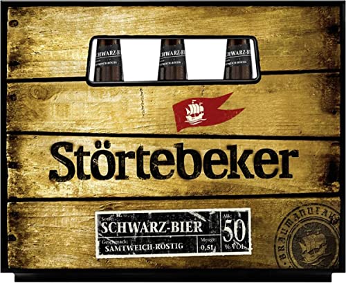 Störtebeker Schwarz-Bier MEHRWEG (20 x 0,5 l) von Störtebeker