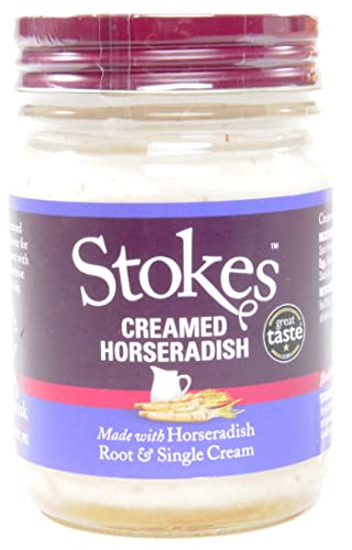 Stokes Creamed Meerrettichsauce (220g) - Packung mit 2 von Mystic Moments