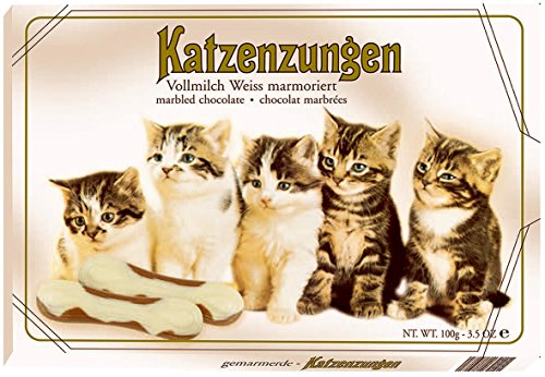 Sarotti - Katzenzungen marmoriert - 100g von Stollwerck GmbH