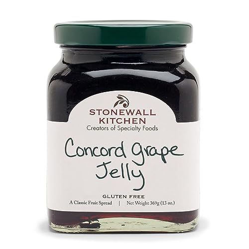 Concord Grape Jelly von Stonewall Kitchen (368 g) - amerikanisches Trauben-Gelee - ideal für PB&J Sandwiches von Stonewall Kitchen