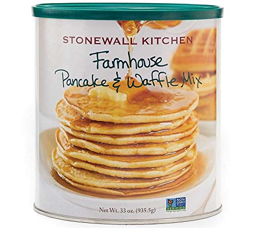 Stonewall Kitchen All Natural Farmhouse Pancake & Waffle Mix – Großpackung 936 g – Klassische amerikanische Backmischung für Pancakes & Waffeln, ohne künstliche Zusätze, NON-GMO von Stonewall Kitchen