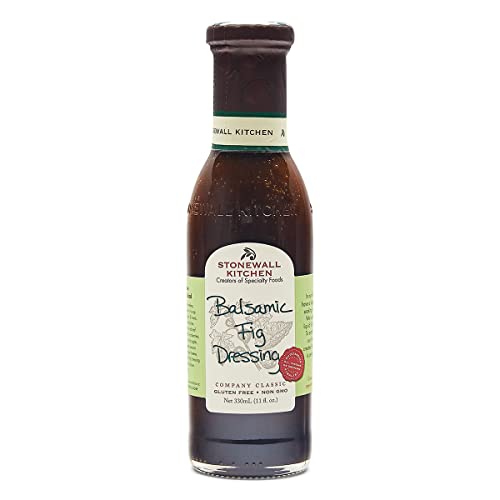 Stonewall Kitchen Balsamic Fig Dressing, 330 ml – Balsamico-Dressing mit süßem Feigenaroma, Perfekt für Salate und Marinaden von Stonewall Kitchen