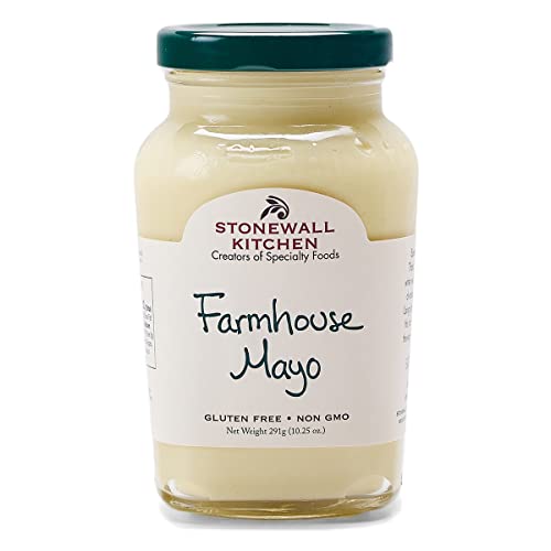 Stonewall Kitchen Farmhouse Mayo, 291g Glas, Klassische Mayonnaise einer renommierten amerikanischen Feinkostemarke von Stonewall Kitchen