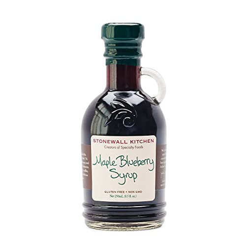 Stonewall Kitchen Maple Blueberry Syrup, 250 ml – Fruchtige Süße aus Maine, hochwertiger Sirup zum Süßen von Stonewall Kitchen