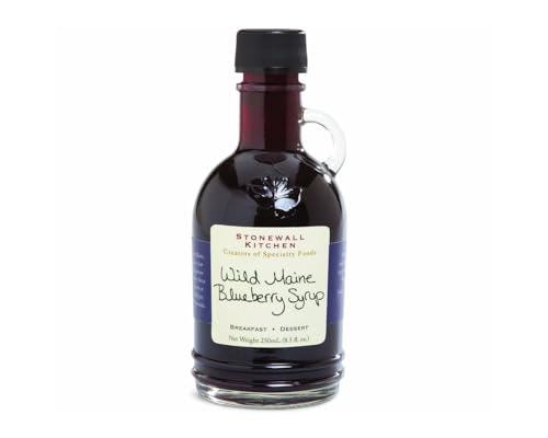 Stonewall Kitchen Wild Maine Blueberry Syrup –besonders fruchtig dank wilden Blaubeeren für einen besonders intensiven Geschmack, 250 ml von Stonewall Kitchen