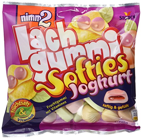 nimm2 Lachgummi Softies Joghurt (15 x 225g) / Gefüllte Fruchtgummis mit Vitaminen von Storck