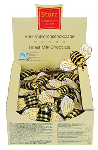 Storz Milchschokolade Bienen (100 Stück) , 1er Pack (1 x 625 g) von Storz