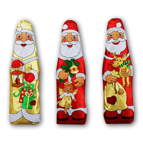 Storz Relief-Weihnachtsmann 40 x 12,5g, Edel-Vollmilchschokolade aus Fairtrade-Kakao von Storz