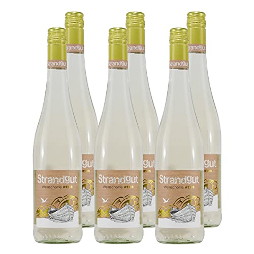 Strandgut Weinschorle Weiß (6 x 0,75L) von Strandgut