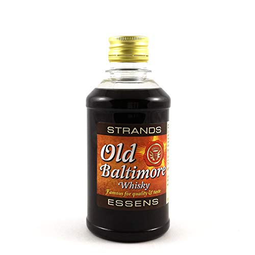 Essenz für Wodka - Old Baltimore Whisky 250ml - Strands (Alkoholfrei) | Aroma für Wodka | Geschmack für Wodka | Wodka-Geschmack von Strands