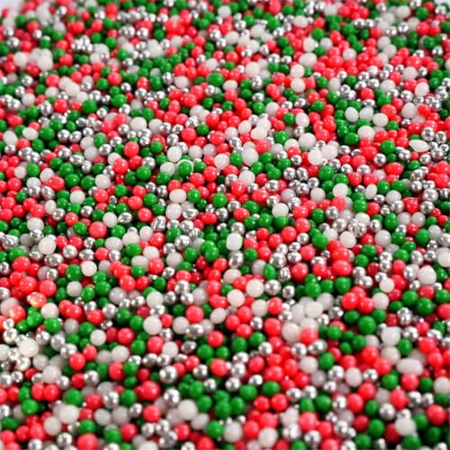 Streuselheld Nonpareille Twinkle Christmas 40g Streusel zum Dekorieren und Verzieren von Gebäck aller Art wie Torten Kuchen Keksen Zuckerstreusel von Streuselheld