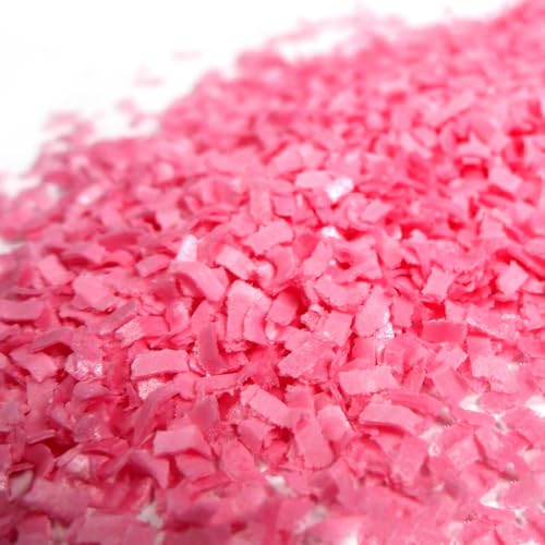 Streuselheld Schnippel Pink 10g Esspapier-Flocken Streusel zum Dekorieren und Verzieren von Gebäck aller Art wie Torten Kuchen Keksen Zuckerstreusel von Streuselheld