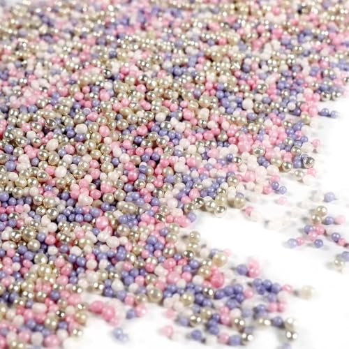 Streuselheld Nonpareille Prinzessin 120g Streusel zum Dekorieren und Verzieren von Gebäck aller Art wie Torten Kuchen Keksen Zuckerstreusel von Streuselheld