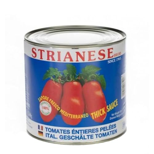 San Marzano D.O.P. Pomodori Pelati geschälte Tomaten sauce Italien dose 2,5kg von STRIANESE