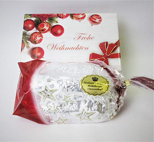 Original Heidelberger Christstollen© mit Geschenkkarton 500g von Strohauer