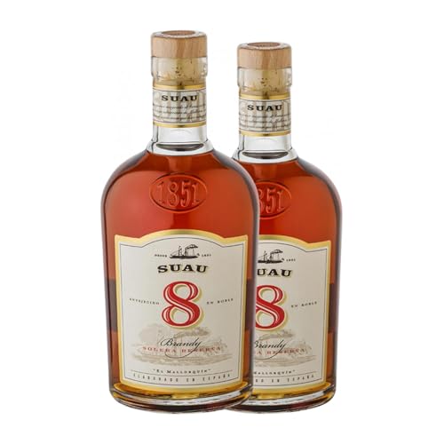 Brandy Suau 8 Jahre 70 cl (Karton mit 2 Flaschen von 70 cl) von Suau