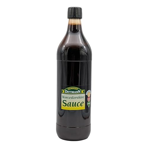 WORCESTERSHIRE SAUCE 1L PET-Flasche | salsa perrins | salsa inglesa | von FEINKOST DITTMAN | natürliche Zutaten | Soja-Sauce Alternative von Sucelos