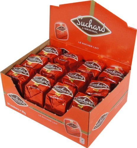 Suchard Rochers Milk Chocolate Case - 1.85 lb - 24 pieces (2 PACK) by Suchard von Suchard