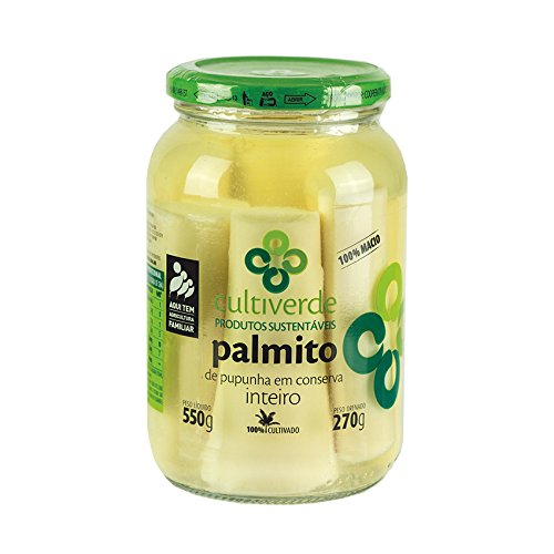 CULTIVERDE Palmherzen aus Brasilien - Palmito de Pupunha 550g von Sucos