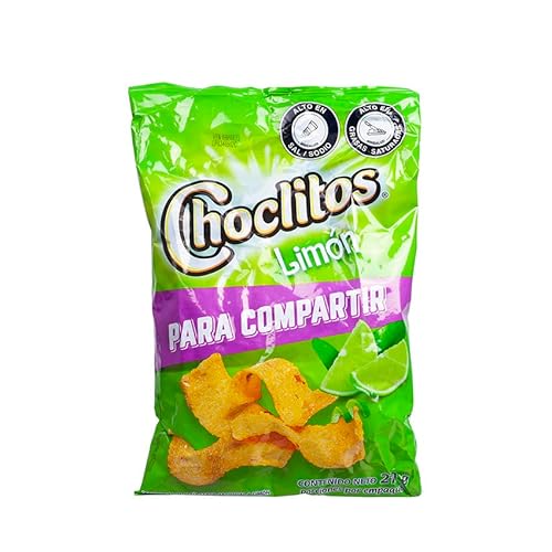 Choclitos Limón FRITO LAY - Knusprige Tortilla-Chips mit Limettengeschmack, 210g von Sucos