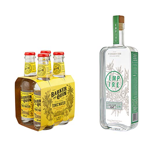 Pieenar & Son Empire Gin aus Südafrika [ Gurke/Limette/Wacholder/Anis/Maisbrand ] handcrafted 0,7 L Flasche 43% Vol / (Einweg Flaschen Preis incl. 1,00 € / 4 x 0,25€ DPG Einwegpfand) (Tonic Bundle) von Inverroche