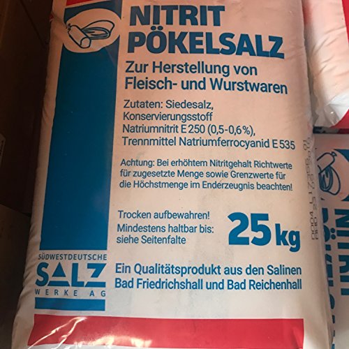 Pökelsalz 0,55% Nitrit 25 Kg Sack von Südsalz