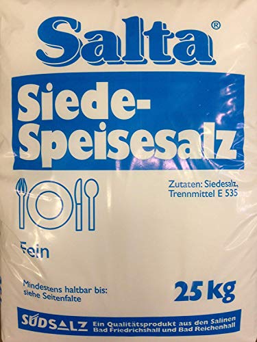 Südsalz Siede - Speisesalz unjodiert 25kg von Poiget