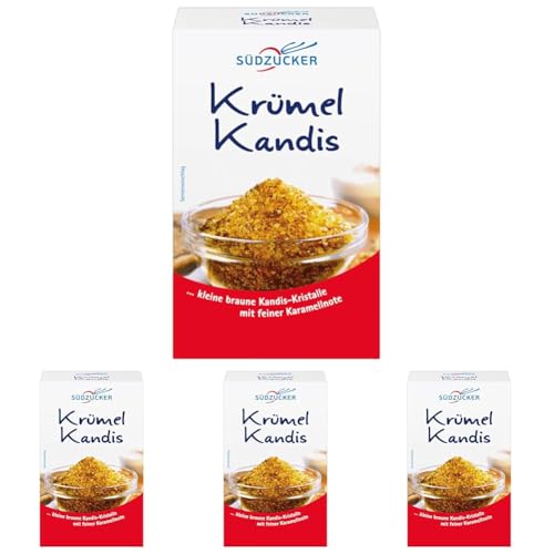 Südzucker Krümel Kandis Braun, 0,5 kg (Packung mit 4) von Südzucker