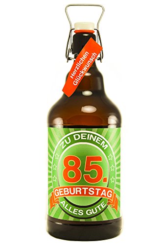 Bier Geschenk 2 ltr XXL Riesenbierflasche 85. Geburtstag von SünGross