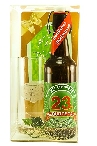 Bier Geschenk Geschenkset 23. Geburtstag von SünGross