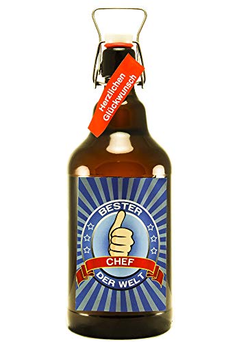 XXL Flasche für den besten Chef der Welt von SünGross