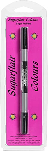 Sugarcraft Sugarflair Farbe Zucker Kunst Stift Lakritze schwarz von Sugarflair Colours