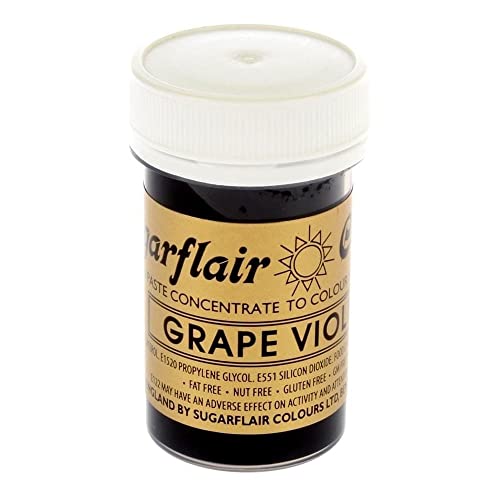 Sugarflair Spectral Paste Edible Food Colouring Colour Icing 25G - Grape Violet von Sugarflair