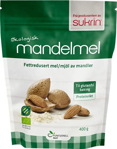 SUKRIN Bio-Mandelmehl, 1er Pack (1 x 400 g) von Sukrin