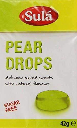 Sula - Boiled Sweets - Pear Drops - 42g von Sulá