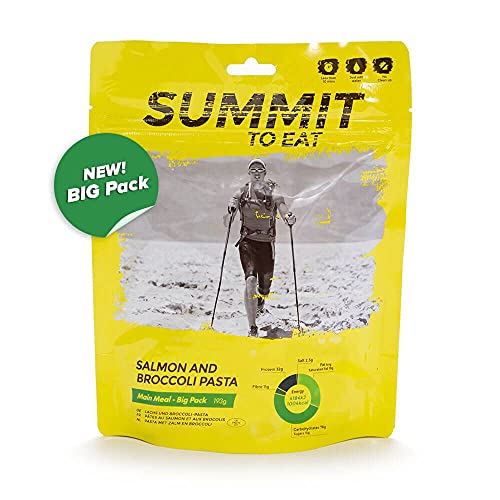 Summit To Eat Lachs und Brokkoli Pasta - Big Pack Gefriergetrocknete Outdoor Nahrung von Summit