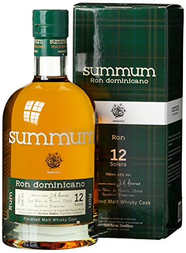 Summum 12 Solera Ron Dominicano Malt Whisky Finish mit Geschenkverpackung Rum (1 x 0.7 l) von Summum