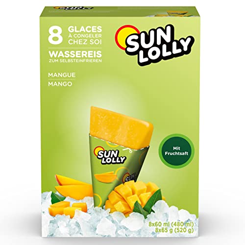 Sun Lolly Wassereis Mango (8 x 60ml) grün von Sun Lolly