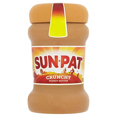 Sunpat Crunchy Erdnussbutter, 300 g, 6 Stück von Sun-Pat