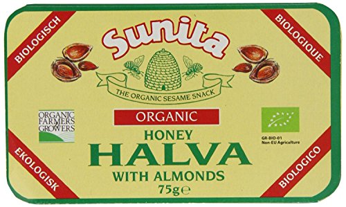 Sunita organischen Mandel-Honig Halva 75g von LA FINESTRA SUL CIELO