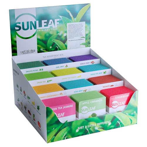 Sortiertes Display - Sunleaf - 12 x 10 Teebeutel von Sunleaf