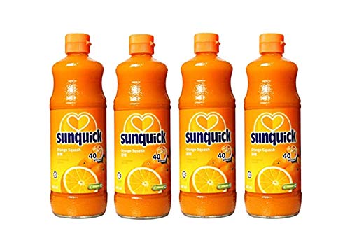 Sunquick Cordial Orange 4 Flaschen von Sunquick