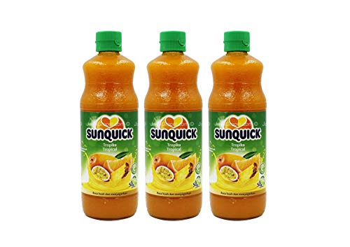 Sunquick Gold Tropical Cordial 700 ml, 3er Pack (3 x 700 ml) von Sunquick