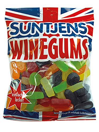 15x 400 gr Suntjens - Englisches Weingmmi Fruchtgummi English Winegums Süßware von Suntjens