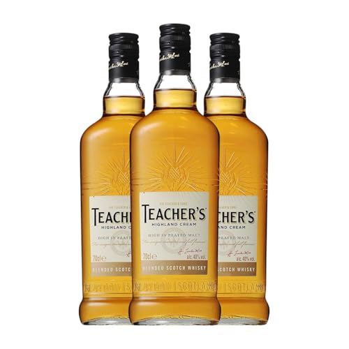 Whiskey Blended Suntory Teacher's Highland Cream 70 cl (Karton mit 3 Flaschen von 70 cl) von Suntory Hakushu Distillery