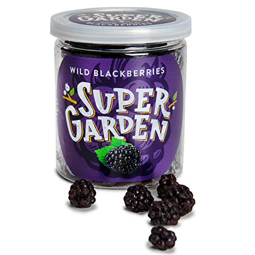 Gefriergetrocknete Wilde Brombeeren - Leckere & 100% Reine Gefriergetrocknete Früchte - Ohne Zuckerzusatz - Vegane Snacks Von Super Garden (33g) von Supergarden