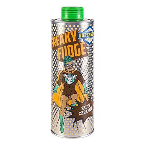 Superhero Spirits Freaky Fudge - Karamell-Sahne-Likör mit pikanter Salz-NoteI 500ml I 20% vol. I Salzkaramell Karamelllikör Sahnelikör I stylische Metall Dose von FOXCUP