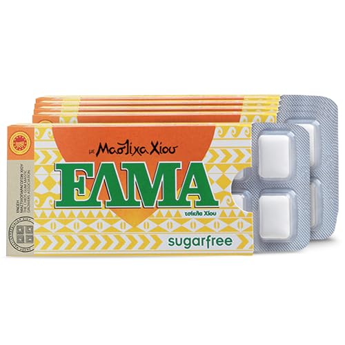 SC Quimdis - Mundhygiene - Mastic Gum Elma - Kaugummi ohne Zucker und ohne Aspartam mit dem ätherischen Öl von Pistacia lenticus. 5 Blister mit 10 Einheiten. von Supersmart