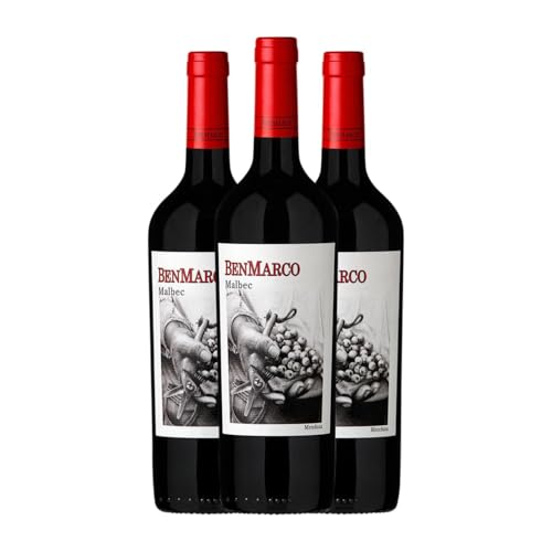 Susana Balbo Benmarco Malbec Mendoza 75 cl Weißwein (Karton mit 3 Flaschen von 75 cl) von Susana Balbo Wines