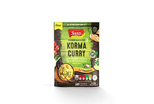 Indisches Korma Curry 250g fertige Sauce original aus Indien HALAL Fertigsauce von Swad